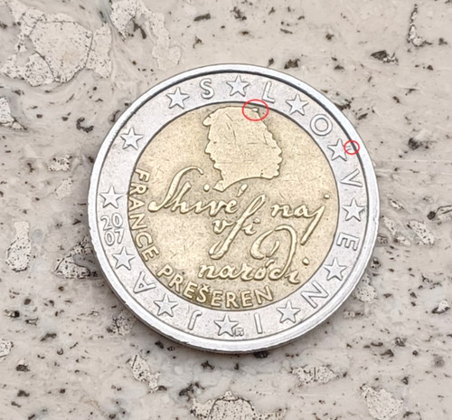 Moneta euro slovenia - moneta, 2
