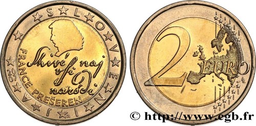 Moneta euro slovenia - moneta, anno
