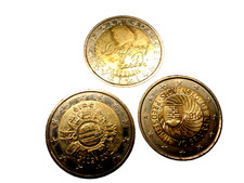 3 monete da 2 Euro: 2007