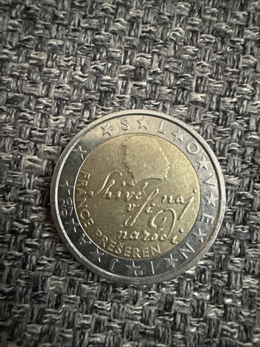 Moneta euro slovenia - moneta, 2