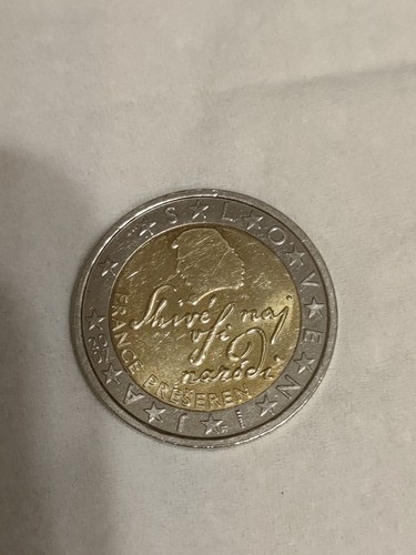 Moneta euro slovenia - moneta,