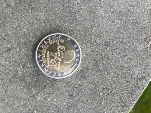 Moneta euro slovenia - moneta,