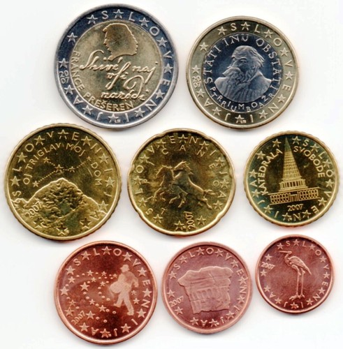 Slovenia slovenija euro monete - euro,