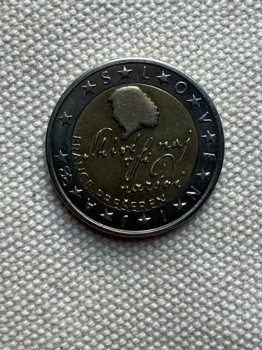 Moneta euro rara slovenia - ,